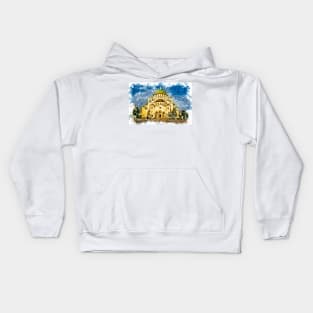 The Temple of Saint Sava Belgrade Srbija / Hram Svetog Save Beograd Srbija Kids Hoodie